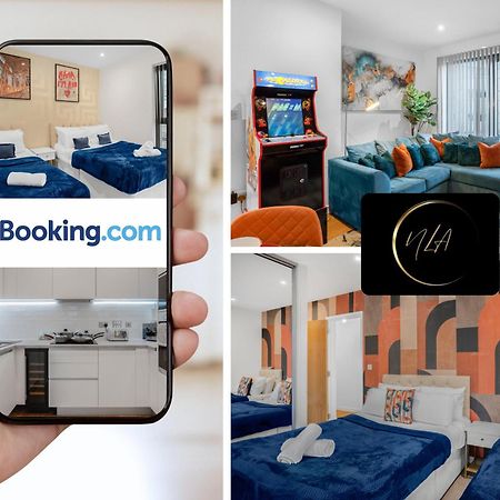 City Centre Apartment With Free Parking, 2 Bathrooms, Netflix And Wifi - Suitable For Contractors And Families - By Noor Luxury Accommodations Birmingham Bagian luar foto