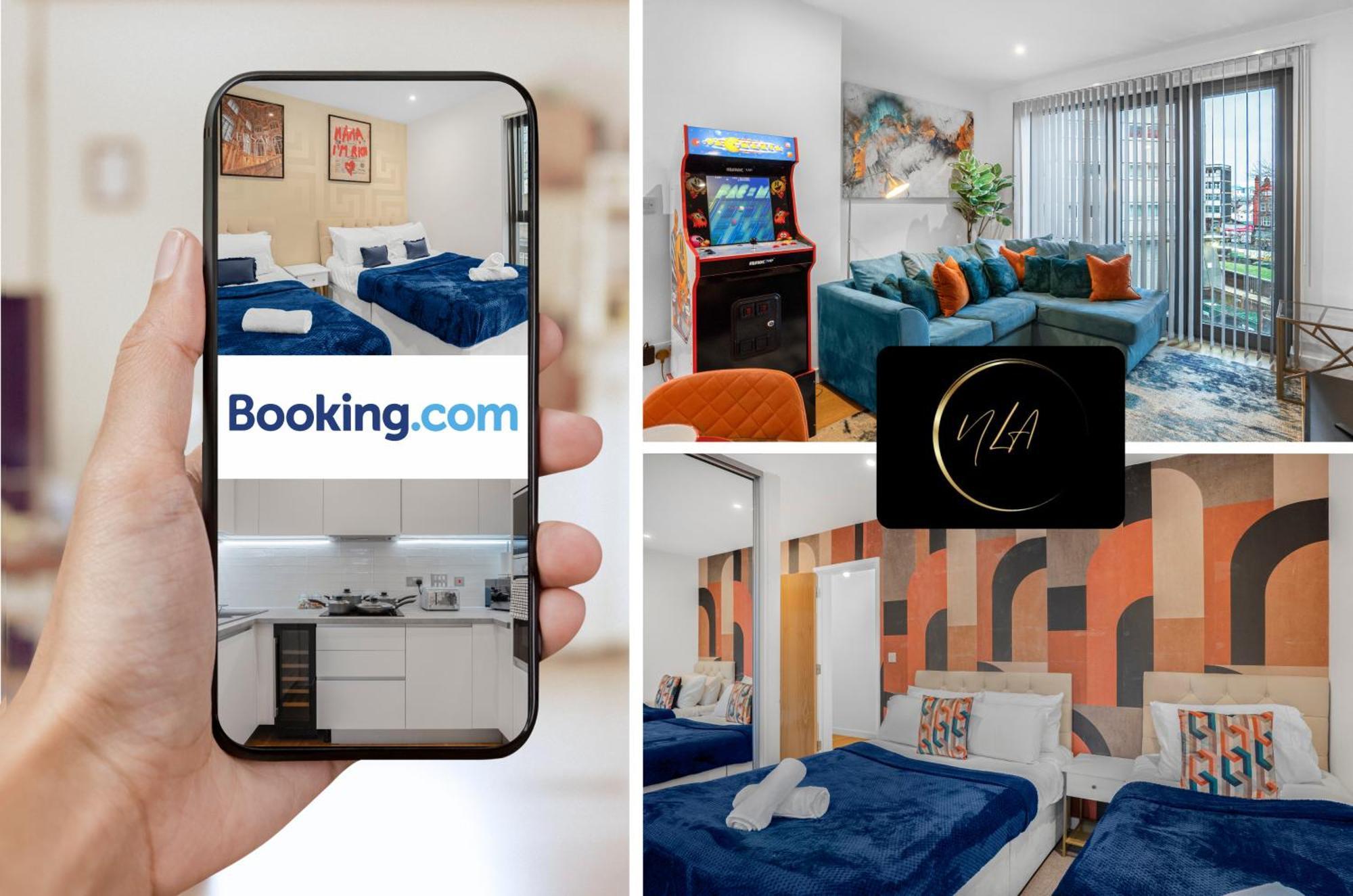 City Centre Apartment With Free Parking, 2 Bathrooms, Netflix And Wifi - Suitable For Contractors And Families - By Noor Luxury Accommodations Birmingham Bagian luar foto